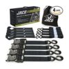 JACO Heavy Duty Ratchet Straps 1.6 in x 8 ft 4 Pack_1
