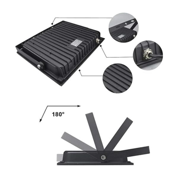 FLOODOOR 150 W LED luz de inundación al aire libre_6
