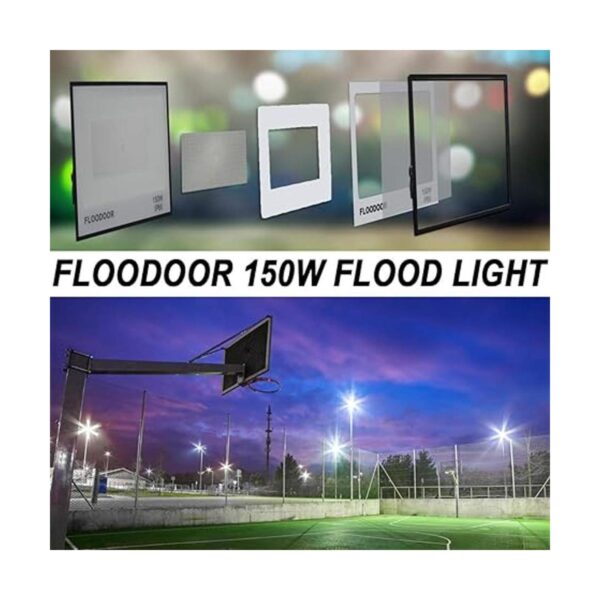 FLOODOOR 150 W LED luz de inundación al aire libre_5