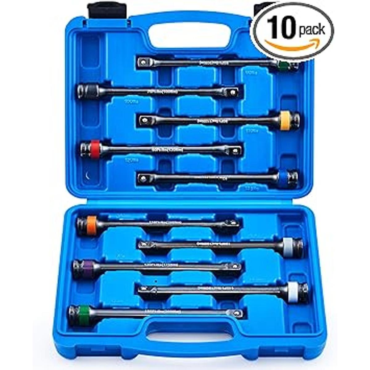 Juego de 10 barras de extensión limitadoras de par de