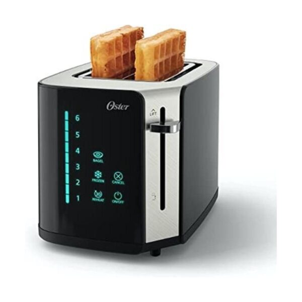 Oster Tostadora de 2 rebanadas con tecnología Easy Touch y_1