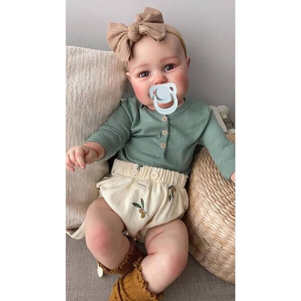 Angelbaby Muñeca de bebé Reborn grande para niña de 24_4