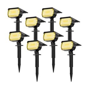 Luces solares para exteriores 8 unidades57 LED Focos_1