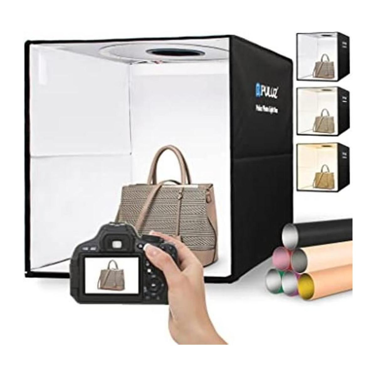 PULUZ Caja de luz portátil para estudio de fotos 16 x 16