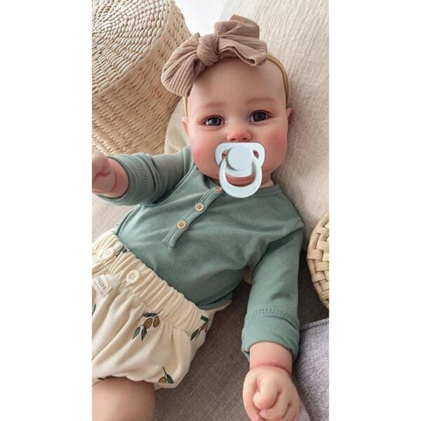 Angelbaby Muñeca de bebé Reborn grande para niña de 24_2
