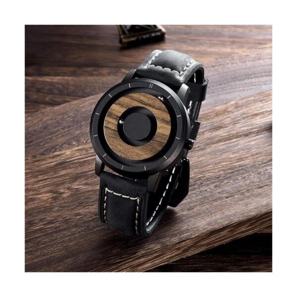 EUTOUR Relojes de madera para hombre relojes magnéticos_2