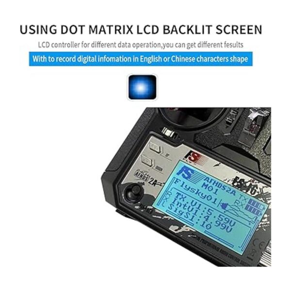 DTXMX Flysky FSi6X 2.4G 10CH Radio Transmisor y receptor_2