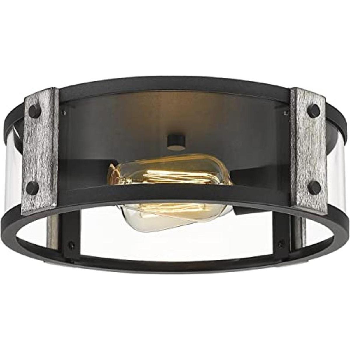 HANASS MX99986 Lámpara de techo de vidrio de 2 luces