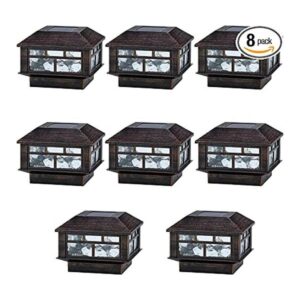 Luces solares para punta de postes_1