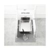 MEEXPAWS Caja de arena de acero inoxidable para gatos_2