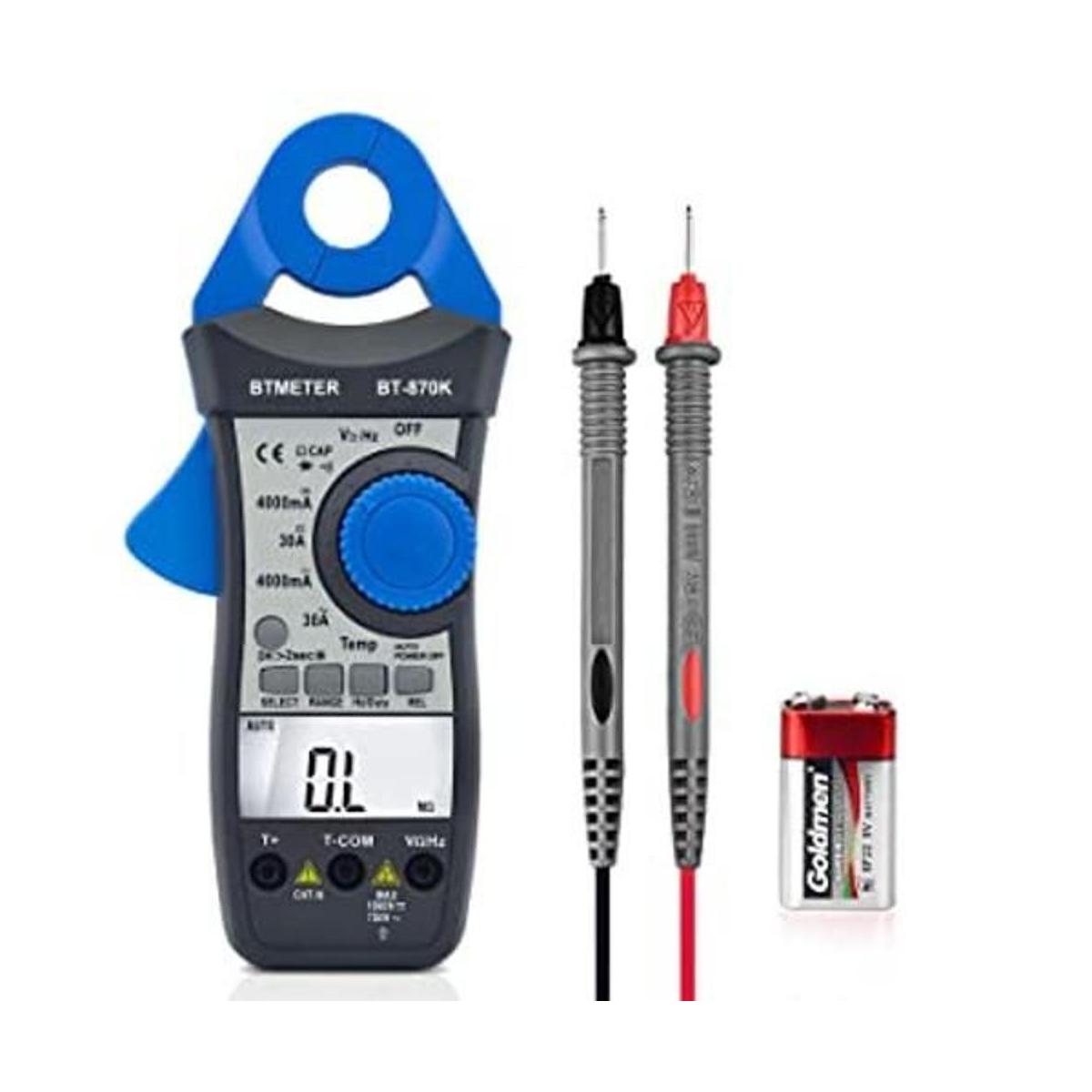 BTMETER Multímetro digital BT870KMedidor de corriente de
