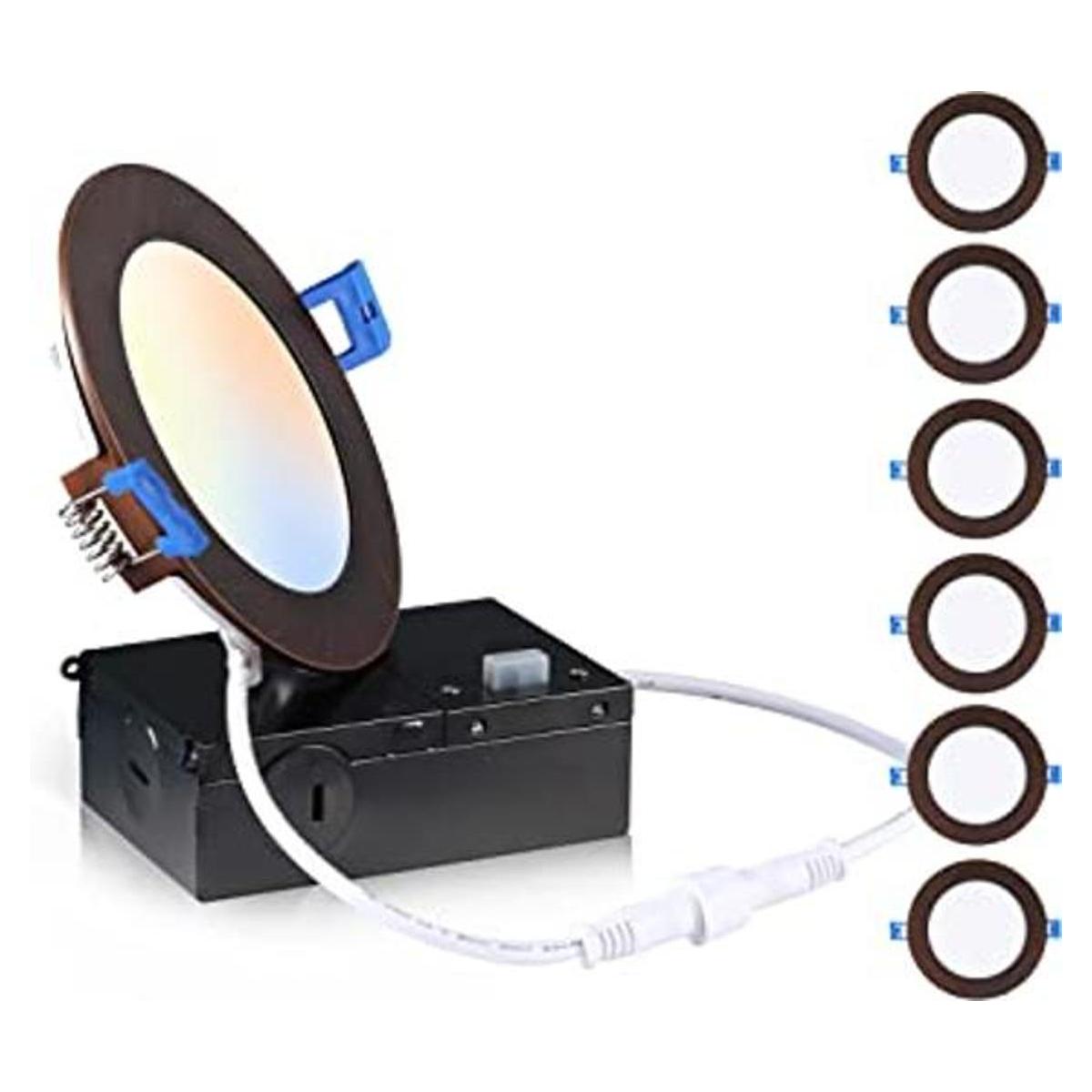 Cloudy Bay Lámpara de techo empotrada LED ultrafina 4