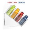 KOTEMON Soporte para tazas y tapas 4 compartimentos