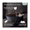 Hepper Cat Nest Cama lavable para gatos con forro polar_2