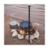 HZGAMER Parrilla giratoria ajustable para fogata_2