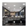 Paquete de 6 luces LED empotrables de 8 pulgadas con caja_3