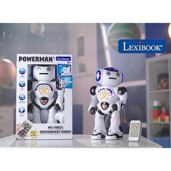 LEXiBOOK Powerman Robot de juguete parlante para caminar_6