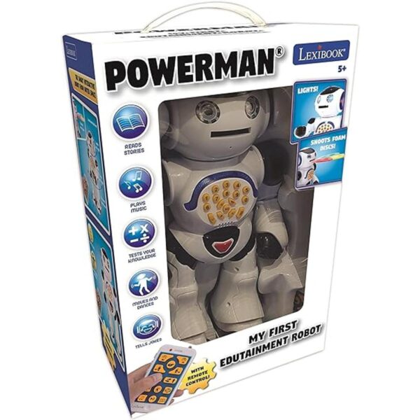 LEXiBOOK Powerman Robot de juguete parlante para caminar_2