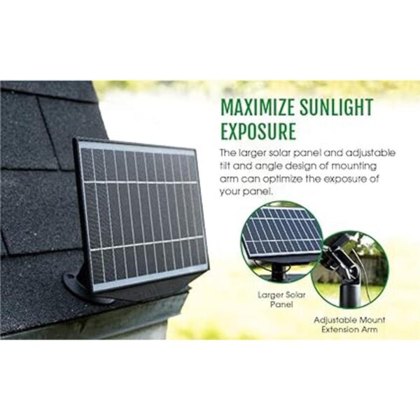 Leaf 10 Cargador de panel solar de 5 W compatible con