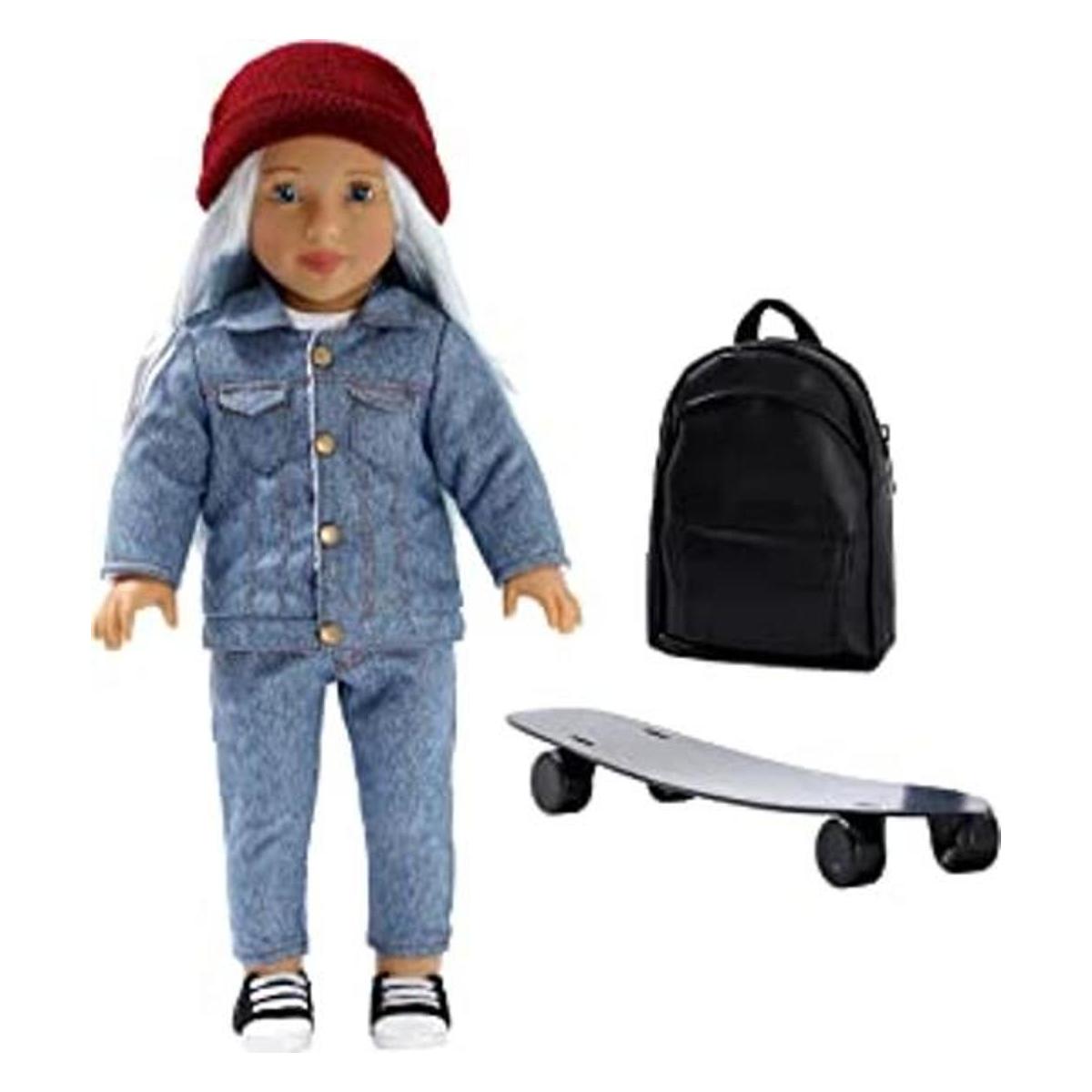 DOLLFUN World Girls Juego de muñecas de moda de 18