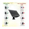 Leaf 10 Cargador de panel solar de 5 W compatible con