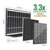 Leaf 10 Cargador de panel solar de 5 W compatible con