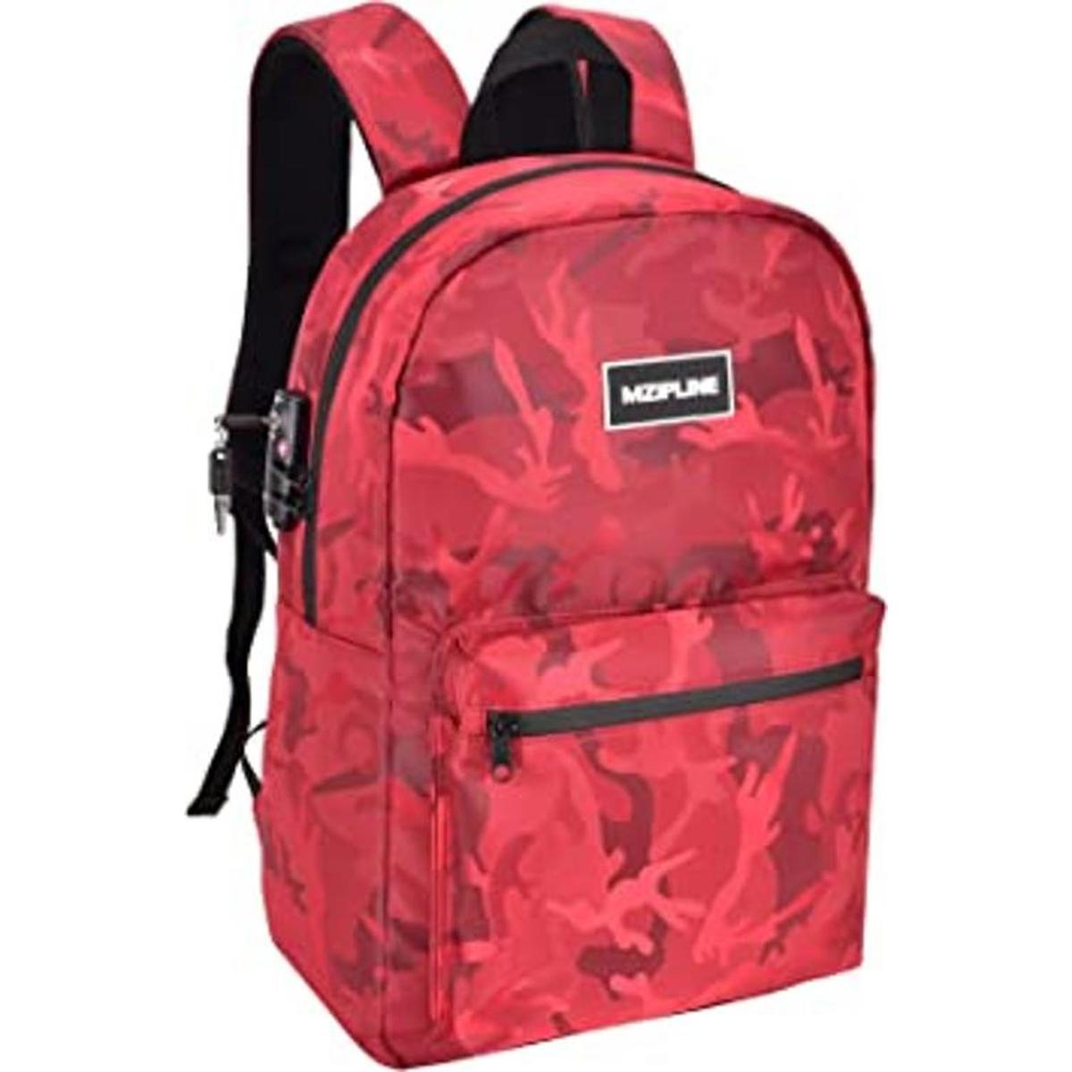 Mzipline Mochila a prueba de olores con cerradura TSA y