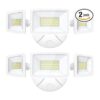Onforu Paquete de 2 luces LED de inundación de 55 W para_1