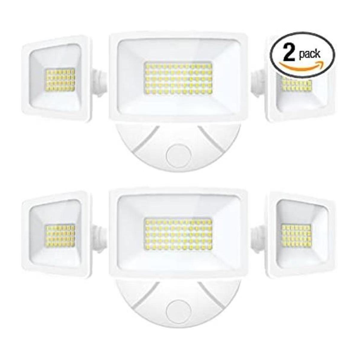 Onforu Paquete de 2 luces LED de inundación de 55 W para