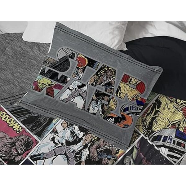 Jay Franco Juego de edredón y funda de almohada de Star
