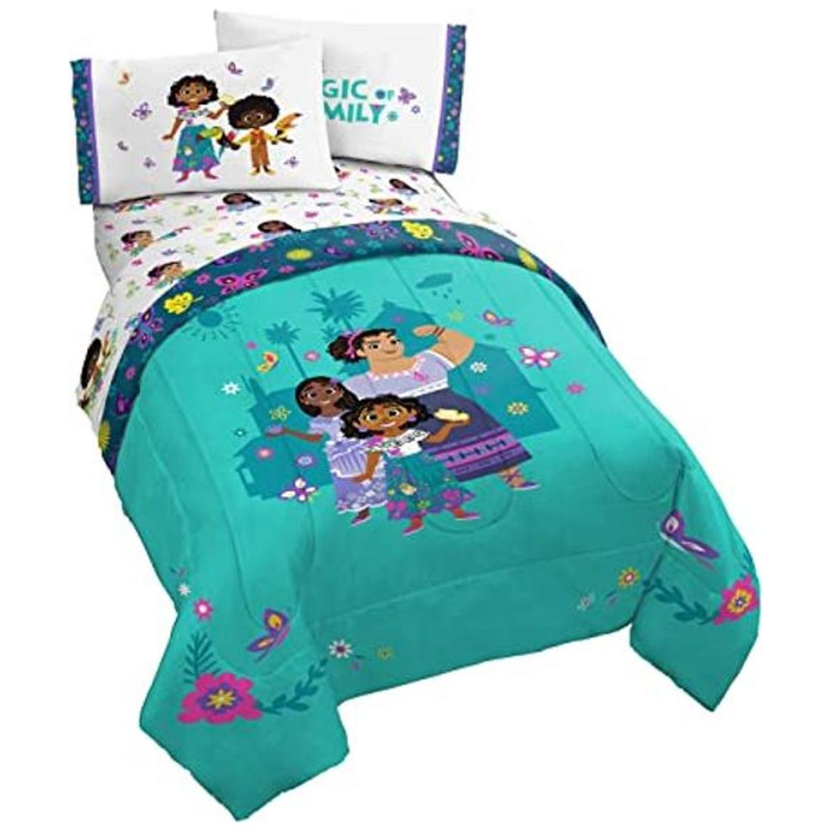 Disney Encanto Sister Magic Juego de cama individual de 4