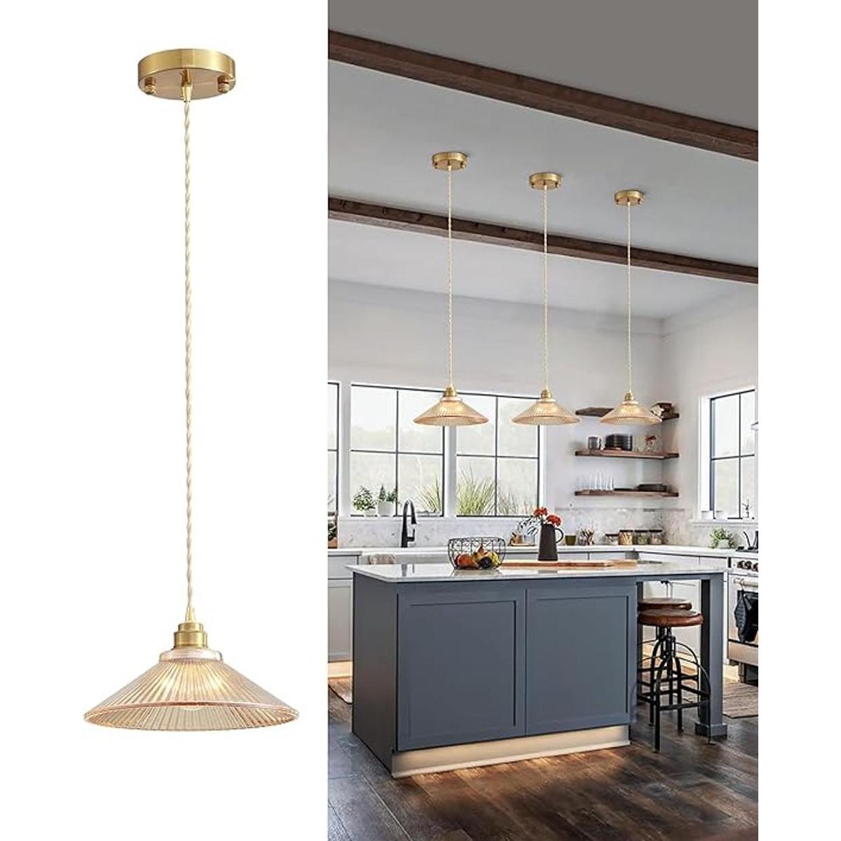 Glod Lámpara colgante para isla de cocina lámpara