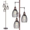 Lámpara de pie regulable 3 bombillas LED Edison de 800LM_1