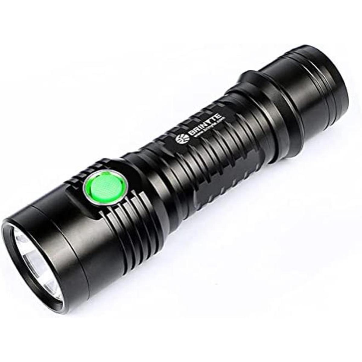 Brinyte WT01 Linterna LED recargable de mano de 1100