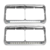 Partsam 2 biseles para faros delanteros cromados con_1