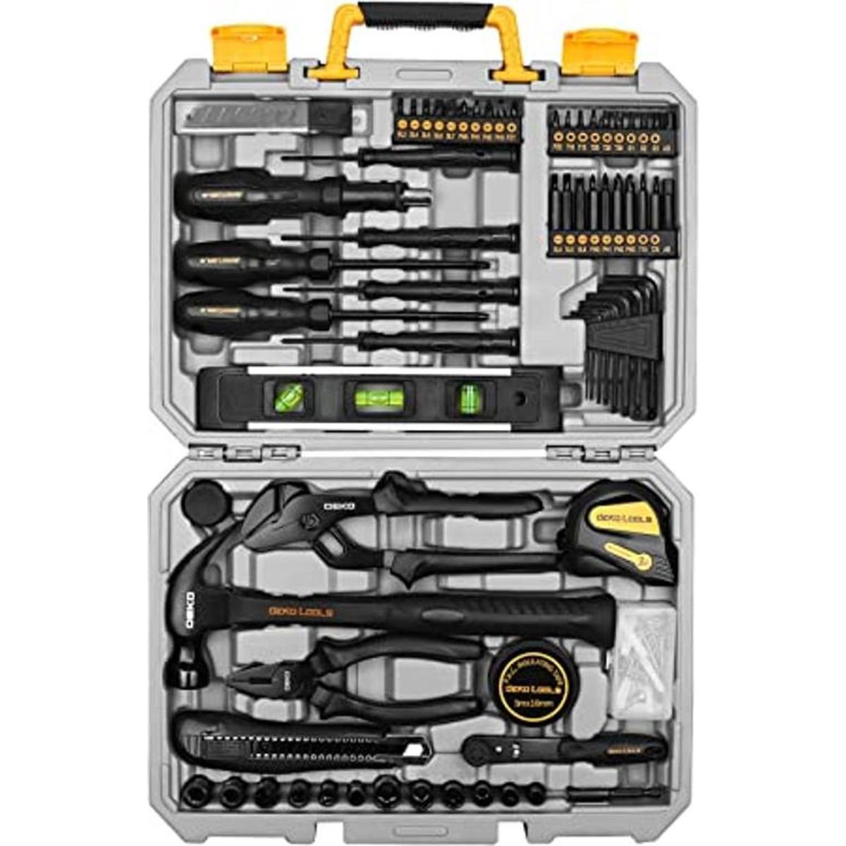 DEKOPRO Juego de herramientas de 150 piezas kit de