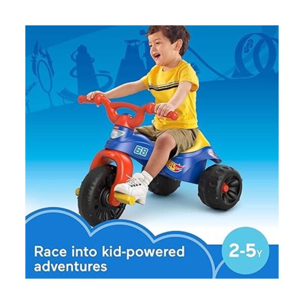 FisherPrice Hot Wheels Triciciclo resistente resistente_2