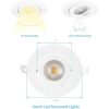 Luces LED empotrables de 4 pulgadas iluminación_2