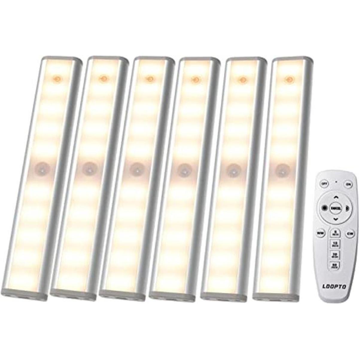 LDOPTO Luces LED inalámbricas recargables para debajo del