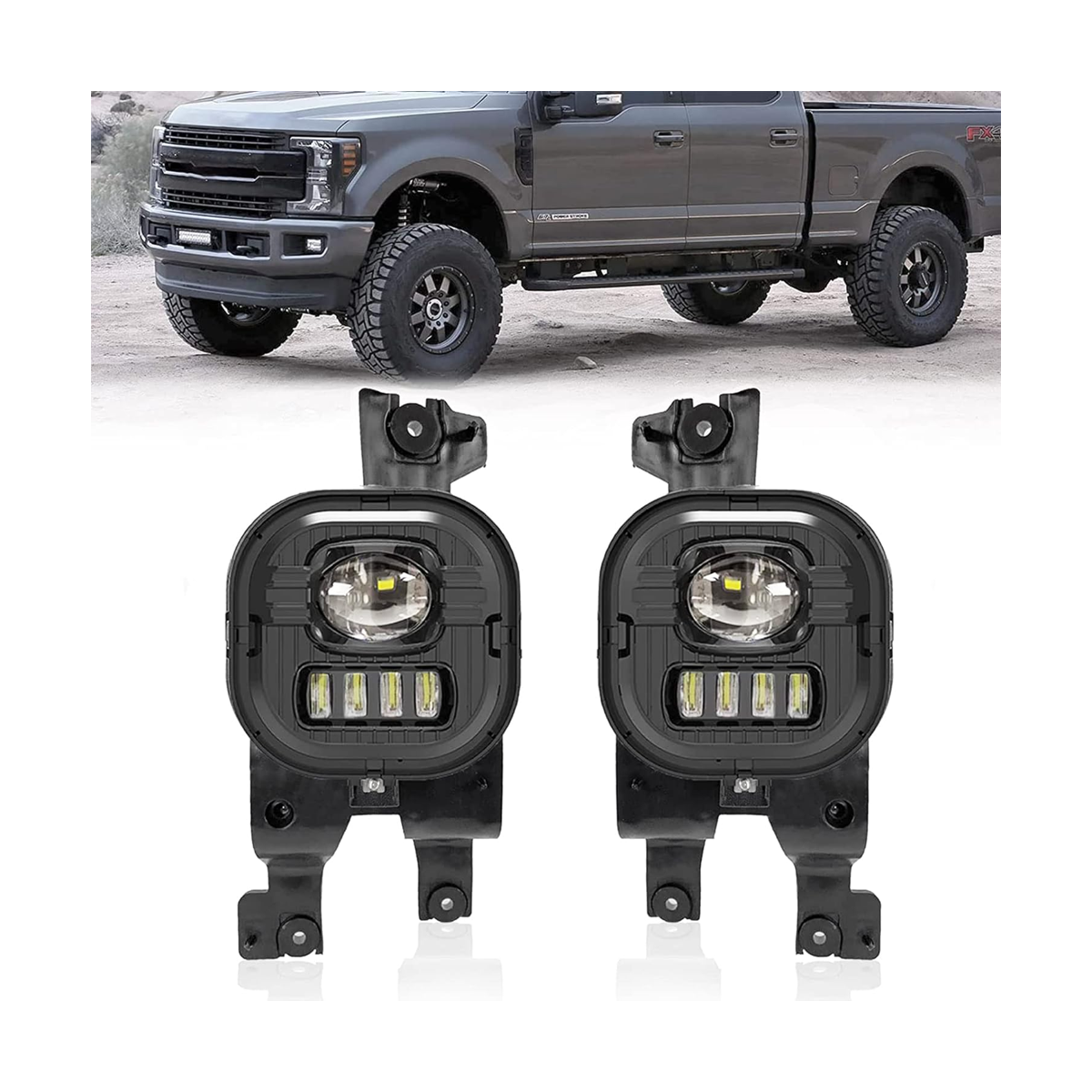 Luces antiniebla LED de repuesto para Ford F250 F350 F450
