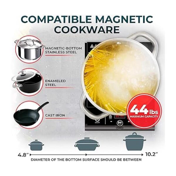 Mueller RapidTherm Quemador portátil de inducción de 1800_3