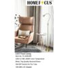 HomeFocus Lámpara de pie LED luz de salón lámpara de_2