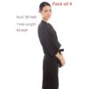 Capa de bata de cliente de salón de belleza paquete de 4_2