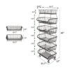 Fruit Vegetable Storage Basket with Wheels Kitchen Storage_2