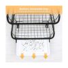 Fruit Vegetable Storage Basket with Wheels Kitchen Storage_5