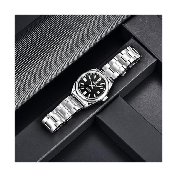 BENYAR Reloj mecánico automático para hombre correa de_6