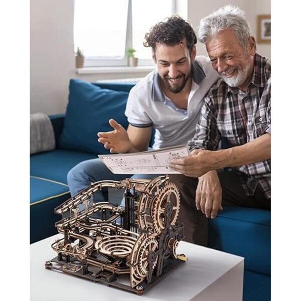 RoWood Rompecabezas de madera 3D Marble Run para adultos_5
