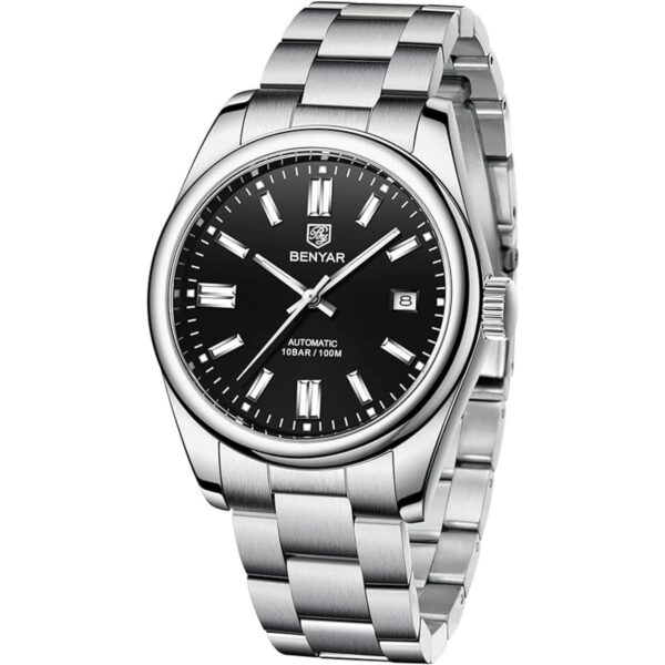 BENYAR Reloj mecánico automático para hombre correa de_1
