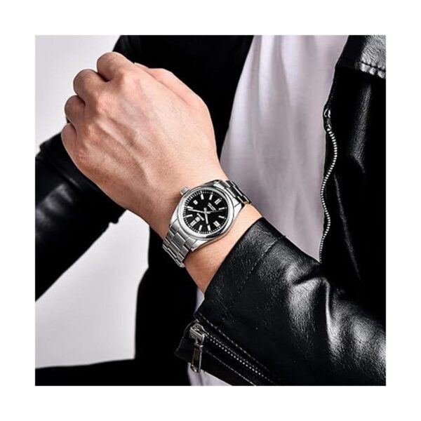 BENYAR Reloj mecánico automático para hombre correa de_5