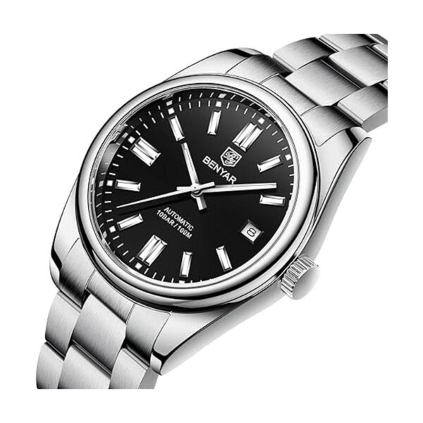 BENYAR Reloj mecánico automático para hombre correa de_2